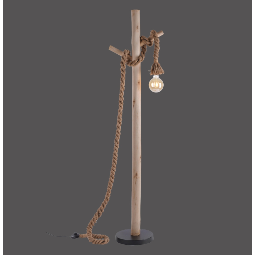 Leuchten Direkt 15484-18 - Stajaća lampa ROPE 1xE27/15W/230V