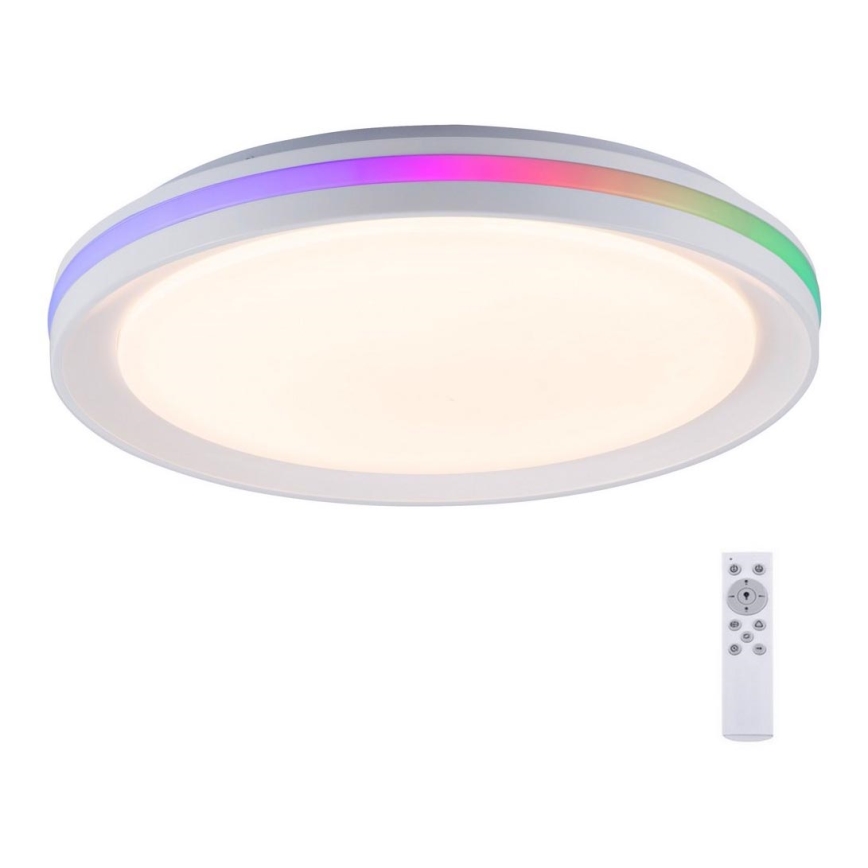 Leuchten Direkt 15544-16 - LED RGB Prigušiva stropna svjetiljka RIBBON LED/15W/230V + daljinski upravljač