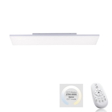 Leuchten Direkt 15553-16 - LED Prigušiva stropna svjetiljka CANVAS LED/20W/230V + daljinsko upravljanje