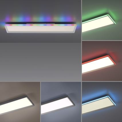 Leuchten Direkt 15557-16 - LED RGB Prigušiva stropna svjetiljka GALACTICA LED/40W/230V + daljinski upravljač