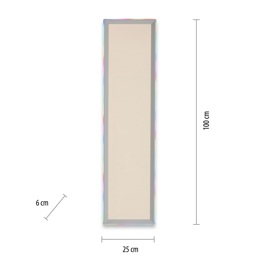 Leuchten Direkt 15557-16 - LED RGB Prigušiva stropna svjetiljka GALACTICA LED/40W/230V + daljinski upravljač