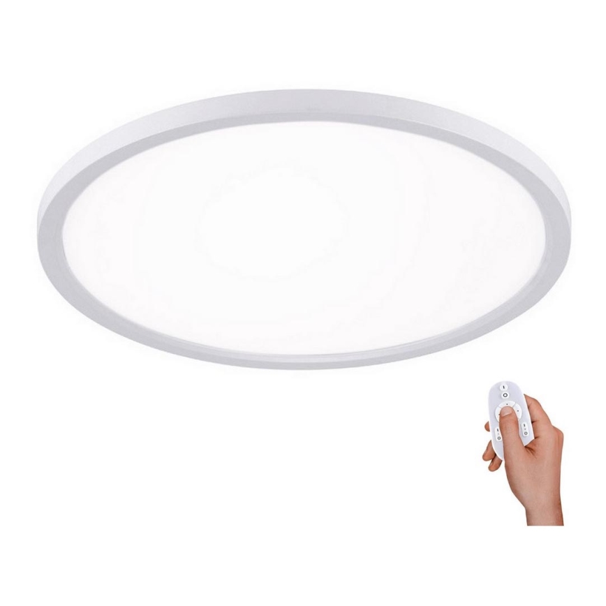 Leuchten Direkt 15571-16 - LED Prigušiva stropna svjetiljka FLAT LED/23,5W/230V 2700-5000K + daljinski upravljač