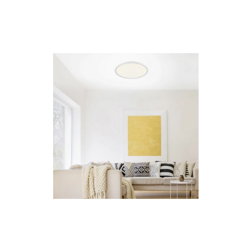 Leuchten Direkt 15571-16 - LED Prigušiva stropna svjetiljka FLAT LED/23,5W/230V 2700-5000K + daljinski upravljač
