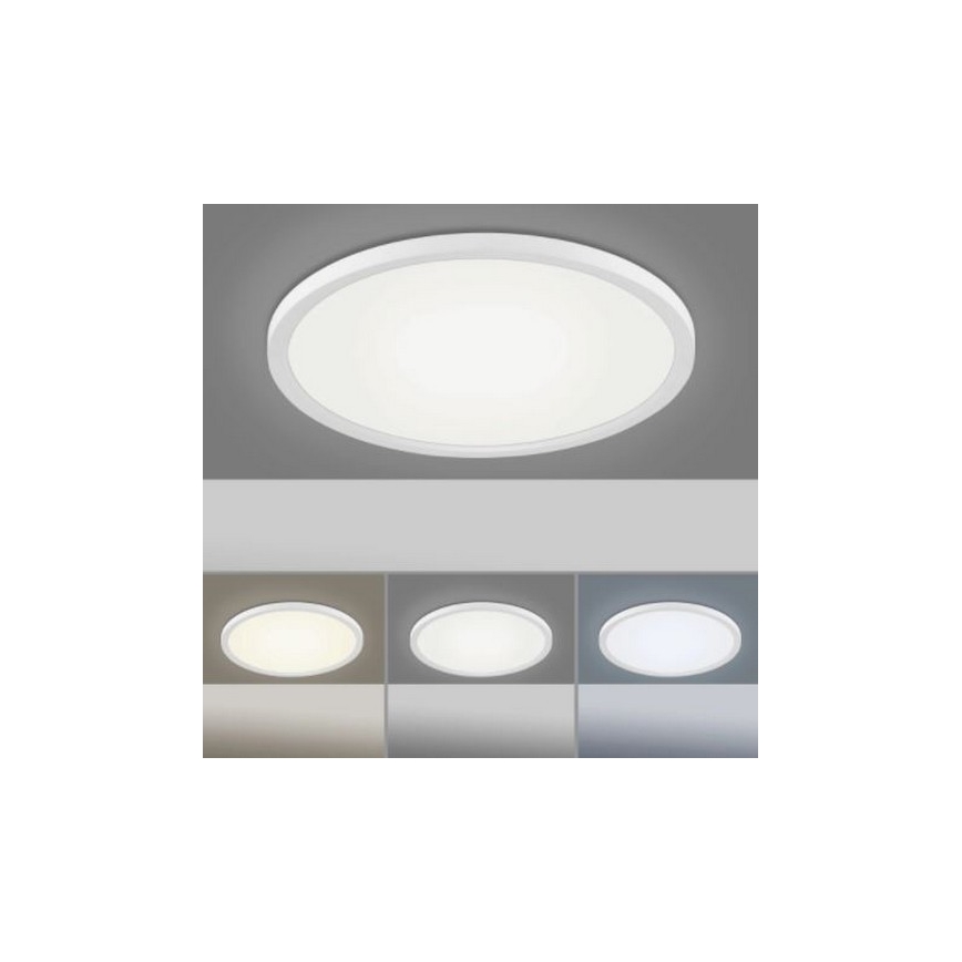 Leuchten Direkt 15571-16 - LED Prigušiva stropna svjetiljka FLAT LED/23,5W/230V 2700-5000K + daljinski upravljač