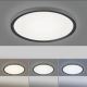 Leuchten Direkt 15571-18 - LED Prigušiva stropna svjetiljka FLAT LED/23,5W/230V 2700-5000K + daljinski upravljač