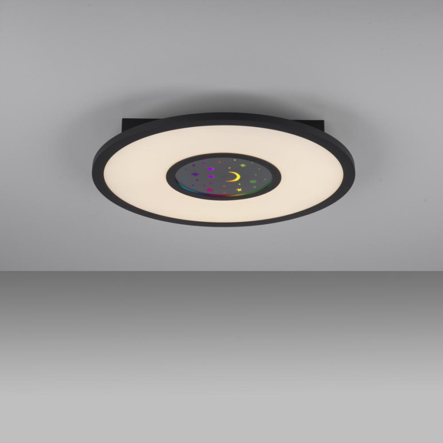 Leuchten Direkt 15572-18 - LED RGBW Prigušiva stropna svjetiljka ASTRO LED/17,5W/230V 2700-5000K + daljinski upravljač