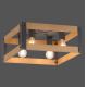 Leuchten Direkt 15724-79 - Stropna svjetiljka CRATE 4xE27/60W/230V