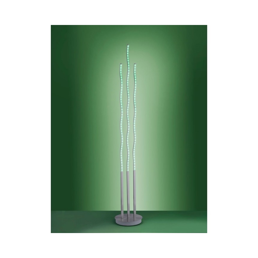 Leuchten Direkt 16268-55 - LED RGB Prigušiva podna lampa WAVE LED/31W/230V + daljinski upravljač
