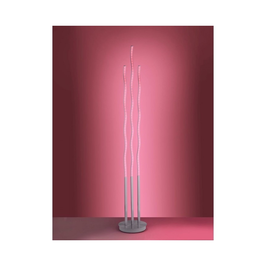 Leuchten Direkt 16268-55 - LED RGB Prigušiva podna lampa WAVE LED/31W/230V + daljinski upravljač