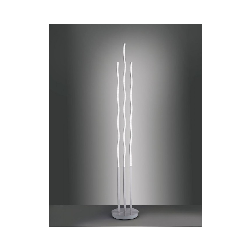 Leuchten Direkt 16268-55 - LED RGB Prigušiva podna lampa WAVE LED/31W/230V + daljinski upravljač