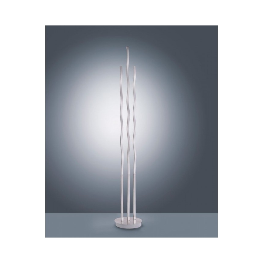 Leuchten Direkt 16268-55 - LED RGB Prigušiva podna lampa WAVE LED/31W/230V + daljinski upravljač