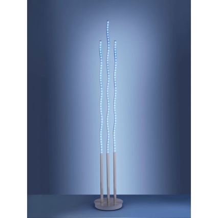 Leuchten Direkt 16268-55 - LED RGB Prigušiva podna lampa WAVE LED/31W/230V + daljinski upravljač