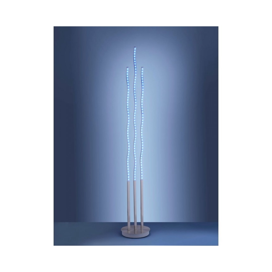 Leuchten Direkt 16268-55 - LED RGB Prigušiva podna lampa WAVE LED/31W/230V + daljinski upravljač