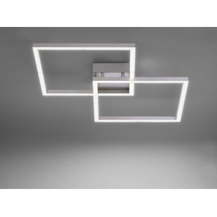 Leuchten Direkt 16429-55 - LED RGB Prigušiva stropna svjetiljka LOLA 2xLED/12,5W/230V Tuya + daljinsko upravljanje