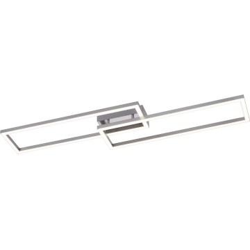 Leuchten Direkt 16430-55 - LED RGBW prigušivo stropno svjetlo MAXI 2xLED/18W/230V 2700-5000K matni krom + daljinski upravljač