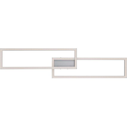 Leuchten Direkt 16430-55 - LED RGBW prigušivo stropno svjetlo MAXI 2xLED/18W/230V 2700-5000K matni krom + daljinski upravljač