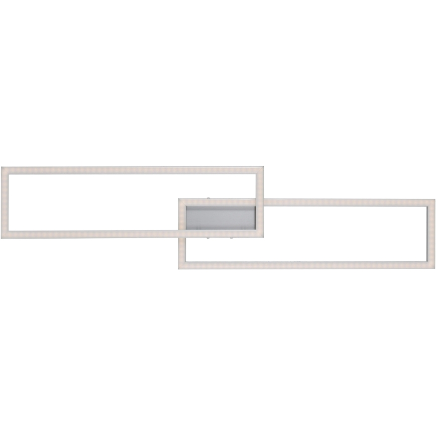 Leuchten Direkt 16430-55 - LED RGBW prigušivo stropno svjetlo MAXI 2xLED/18W/230V 2700-5000K matni krom + daljinski upravljač