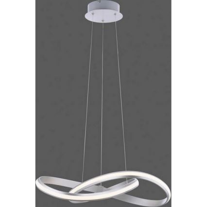 Leuchten Direkt 18432-55 - LED RGB prigušivač luster na užetu MELINDA LED/28W/230V + daljinski upravljač