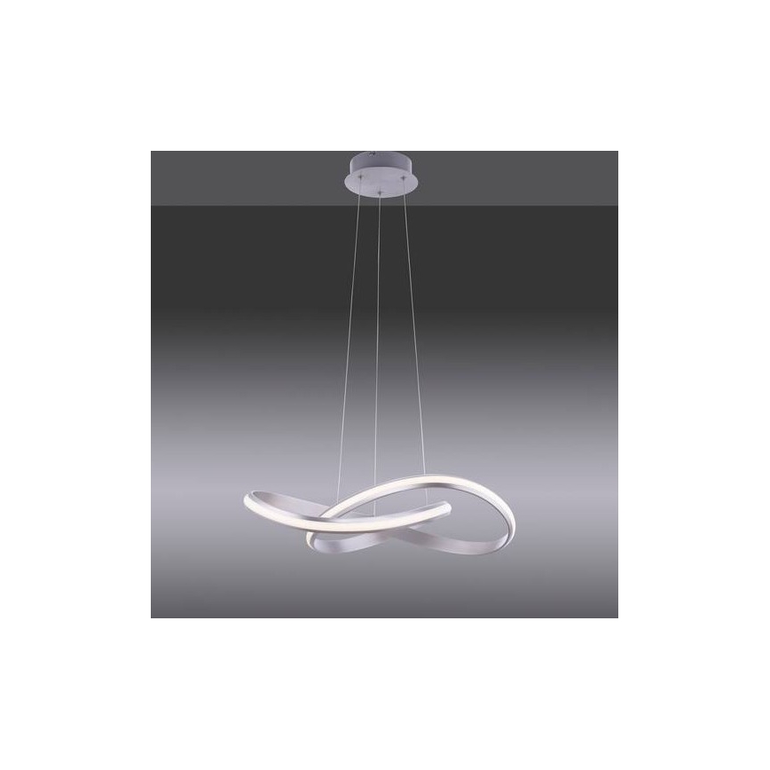 Leuchten Direkt 18432-55 - LED RGB prigušivač luster na užetu MELINDA LED/28W/230V + daljinski upravljač