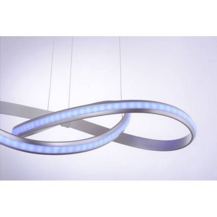 Leuchten Direkt 18432-55 - LED RGB prigušivač luster na užetu MELINDA LED/28W/230V + daljinski upravljač