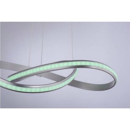 Leuchten Direkt 18432-55 - LED RGB prigušivač luster na užetu MELINDA LED/28W/230V + daljinski upravljač