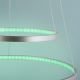 Leuchten Direkt 18460-55 - LED RGB Luster na sajli CIRCLE LED/22,5W/230V + LED/16W + daljinski upravljač