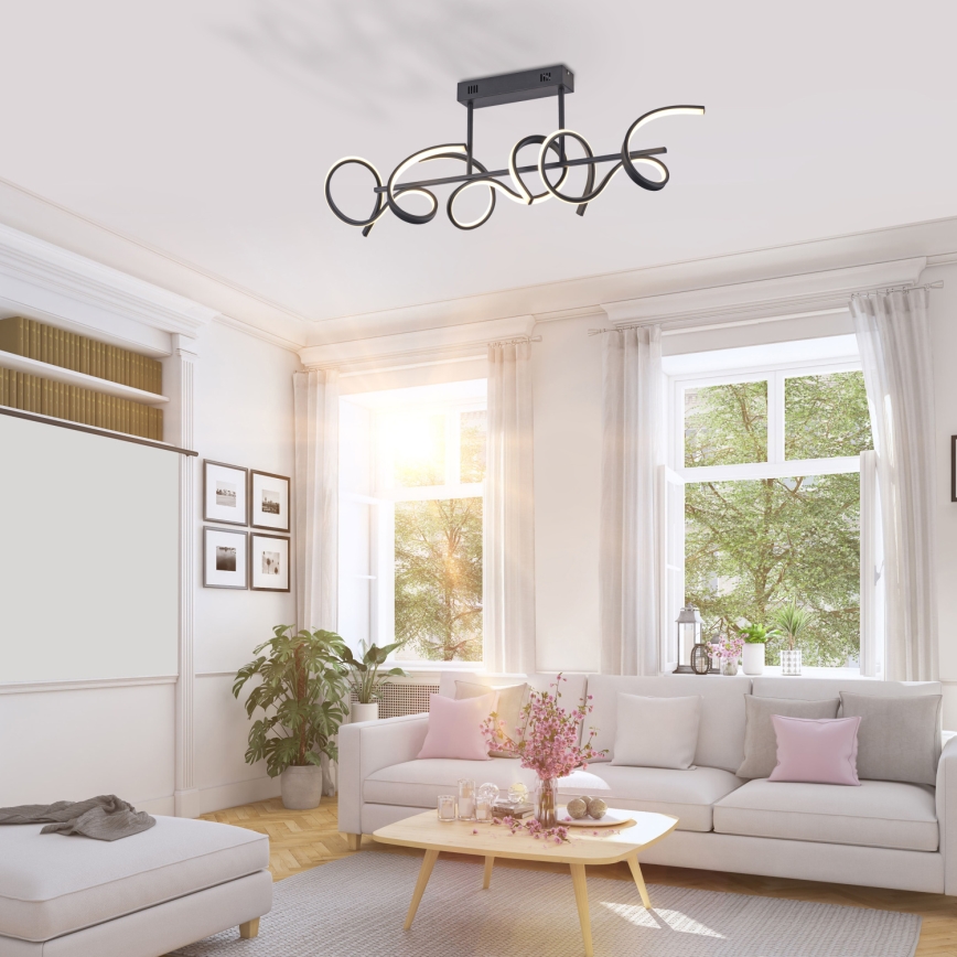 Leuchten Direkt 19032-18 - LED Prigušivi luster CURLS 3xLED/25,8W/230V