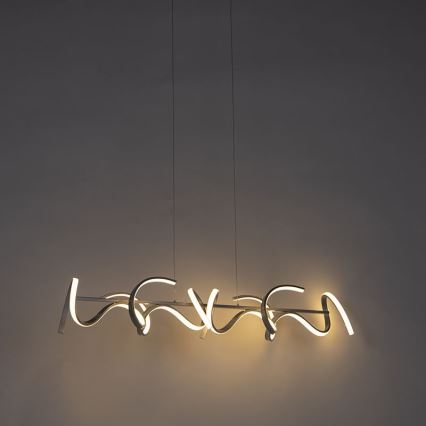 Leuchten Direkt 19033-21 - LED prigušivački luster na užetu CURLS LED/40,8W/230V