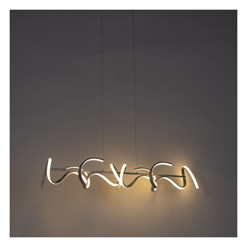 Leuchten Direkt 19033-21 - LED prigušivački luster na užetu CURLS LED/40,8W/230V