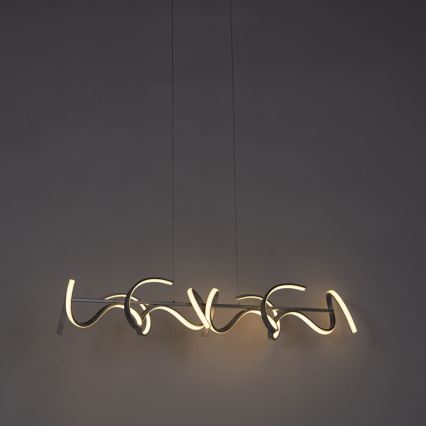 Leuchten Direkt 19033-21 - LED prigušivački luster na užetu CURLS LED/40,8W/230V