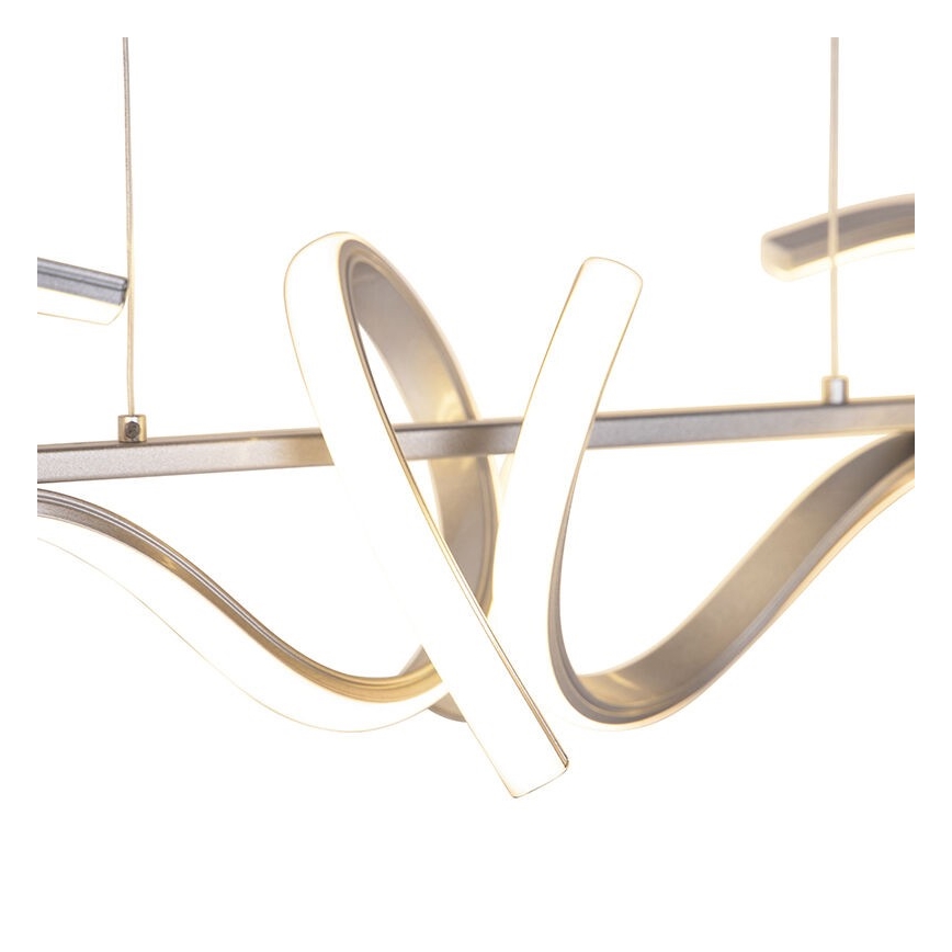 Leuchten Direkt 19033-21 - LED prigušivački luster na užetu CURLS LED/40,8W/230V