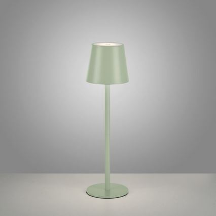 Leuchten Direkt 19250-43 - LED vanjska punjiva stolna lampa s prigušivanjem EURIA LED/3W/5V IP54 zelena