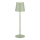 Leuchten Direkt 19250-43 - LED vanjska punjiva stolna lampa s prigušivanjem EURIA LED/3W/5V IP54 zelena