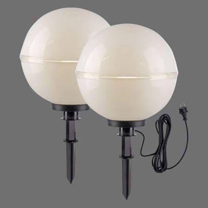 Leuchten Direkt 19324-16-2 - SET 2x Vanjska lampa 1xE27/40W/230V pr. 40 cm IP44