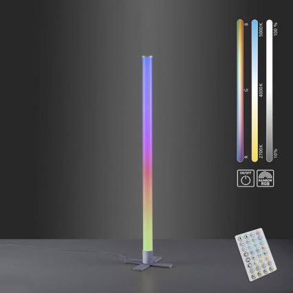 Leuchten Direkt 19902-21 - LED RGB Prigušiva lampa RINGO LED/10W/230V + daljinski upravljač