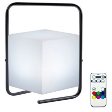 Leuchten Direkt 19970-18 - LED RGBW Prigušiva vanjska stolna lampa KENO LED/0,5W/5V IP44 + daljinski upravljač