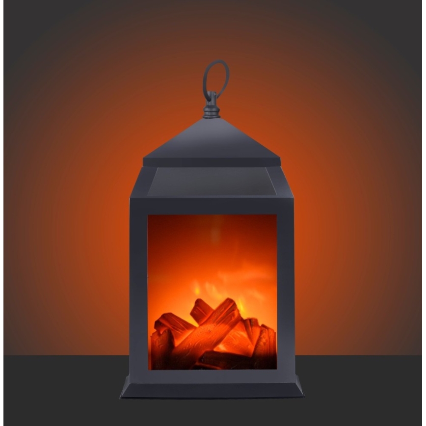 Leuchten Direkt 86220-18 - LED Dekorativni fenjer CHIMNEY LED/0,6W/3xAAA