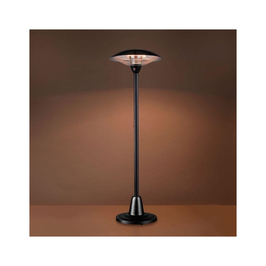 Leuchten Direkt 99501-18 - Vanjska grijalica GLOW 1500-3000W/230V 1,87 m IP34 crna