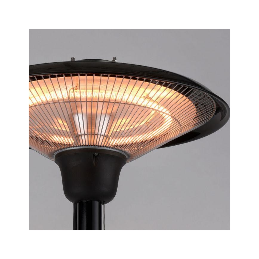 Leuchten Direkt 99501-18 - Vanjska grijalica GLOW 1500-3000W/230V 1,87 m IP34 crna