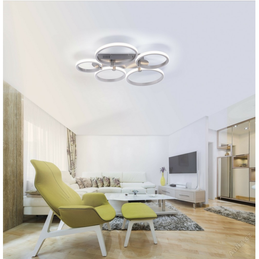 Leuchten Direkt 12112-55 - LED Nadgradni luster JOHANNA 2xLED/11,5W/230V+2xLED/9W+1xLED/7W