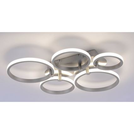 Leuchten Direkt 12112-55 - LED nadgradna stropna svjetiljka JOHANNA 2xLED/11,5W/230V+2xLED/9W+LED/7W