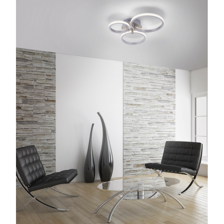 Leuchten Direkt 12110-55 - LED stropni luster JOHANNA LED/4,5W/230V+LED/6W+LED/7,5W