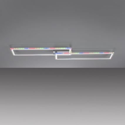 Leuchten Direkt 14635-55 - LED RGB Prigušiva stropna svjetiljka FELIX LED/34,5W/230V + daljinski upravljač