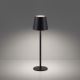 Leuchten Direkt 19250-18 - LED Vanjska prigušiva punjiva stolna lampa EURIA LED/3W/5V IP54 crna