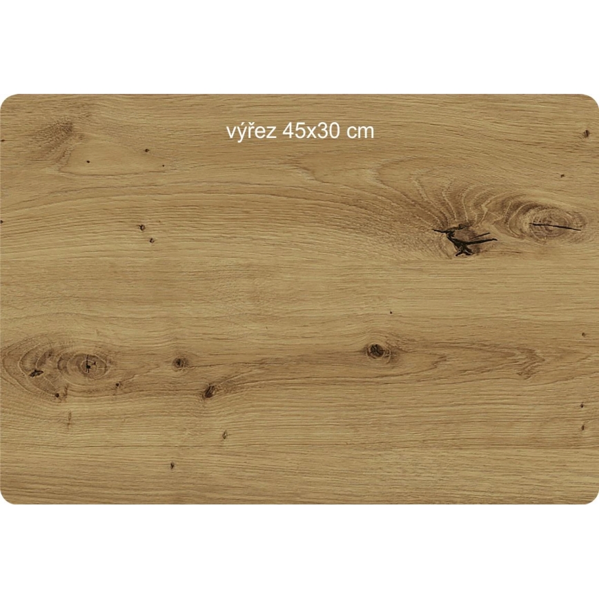 Li-Go 23628/DUB3 - Zidni LED sat/1xAA Ø 32 cm svijetli hrast/okrugli