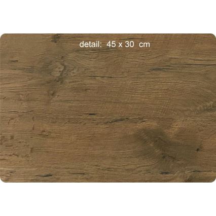 Li-Go 4457/A/4 - LED zidna dekoracija s mogućnošću prigušivanja LED/10W/5V 30000 mAh 120x60 cm hrast/Mapa svijeta