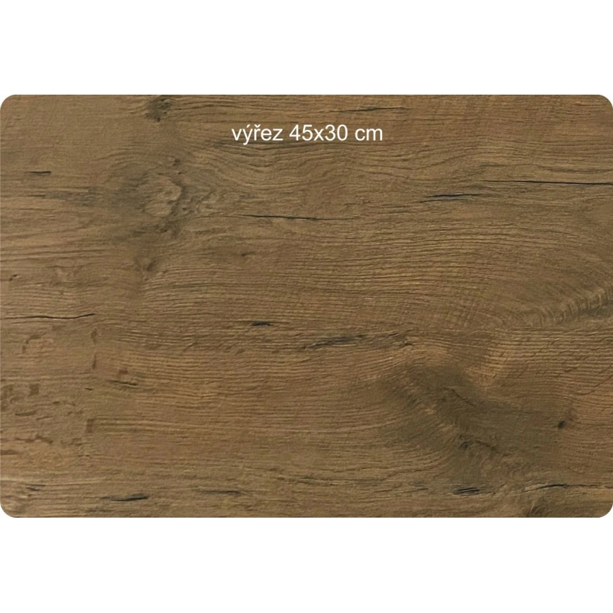 Li-Go 5499/DUB2 - Zidni sat 1xAA 40x40 cm hrast