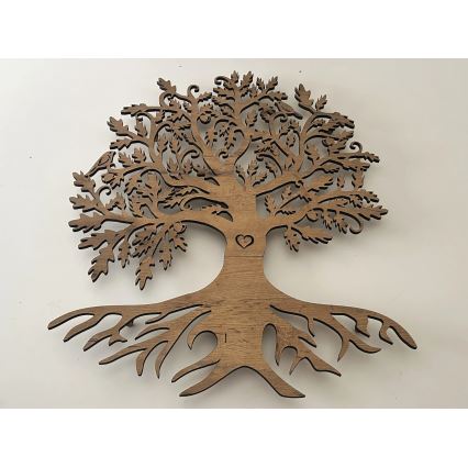 Li-Go 5729/DUB2 - LED zidna dekoracija sa senzorom pokreta LED/10W/5V 90x110 cm hrast