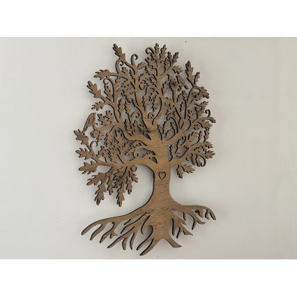 Li-Go 5729/DUB2 - LED zidna dekoracija sa senzorom pokreta LED/10W/5V 90x110 cm hrast