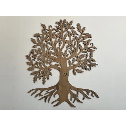 Li-Go 5732/DUB/S2 - LED zidna dekoracija s mogućnošću prigušivanja LED/10W/5V 20000 mAh 68x80 cm hrast